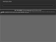 Tablet Screenshot of muriya.com